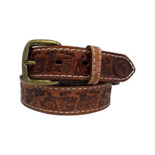 Load image into Gallery viewer, Rodeo Stamped Press Stud Belt
