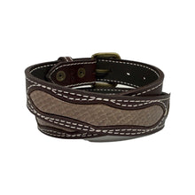 Load image into Gallery viewer, Size 36 inch Brown Snake Skin Belt
