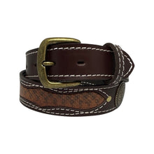 Load image into Gallery viewer, Size 34 inch Snake skin Brown Belt
